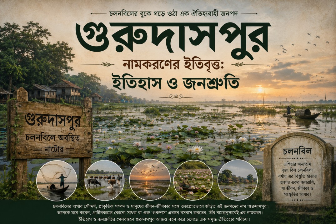 গুরুদাসপুর নামকরণের ইতিবৃত্ত: ইতিহাস ও জনশ্রুতি